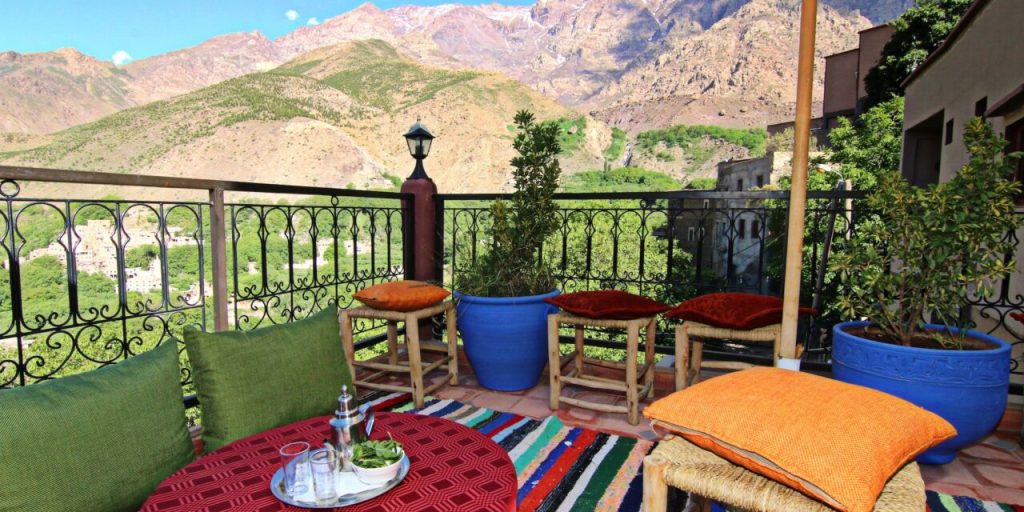 Riad in Imlil Atlas Mountains Morocco